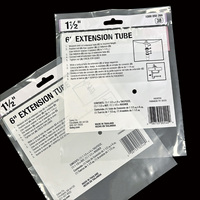 Sacs en plastique composite PE, pochettes d'emballage transparentes imprimées avec trou de suspension, sacs en plastique personnalisés pour pièces de quincaillerie