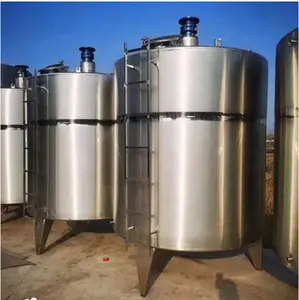 Factory sale customized easy return food grade sanitary Stainless steel agitator milk tank Yogurt fermentation tank for milk
