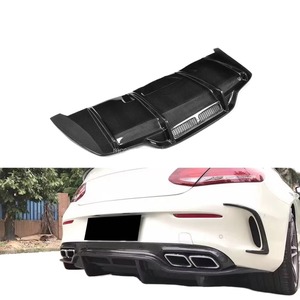 PSM loại W205 khuếch tán phía sau body Kit cho W205 C63 Amg Coupe Carbon Bumper Diffuser - Product Image 4