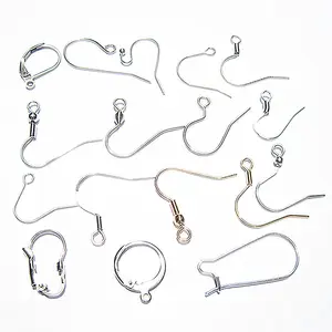 YASHI mat en gros haute allergie boucles d'oreilles en acier inoxydable trouvé et composants crochet matériel fournitures de fabrication de bijoux pour oreilles