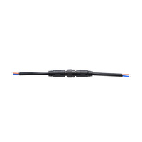 Connecteur étanche M12 2-8 broches mâle-femelle IP67, câble de capteur LED industriel, type à vis