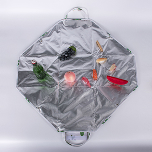 กระเป๋าเก็บความเย็นผ้าออกซ์ฟอร์ดแบบพกพาขนาดใหญ่สำหรับผู้หญิงสามารถเก็บได้และ<span class=keywords><strong>พับ</strong></span>เก็บได้สำหรับเก็บอาหารกลางวัน - Product Image 4