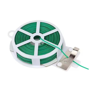 Migliore qualità del giardino morbido torsione filo cravatta 50m plastica torsione cravatta filo rocchetto con taglierina in gomma giardino Multi-funzione PVC torsione cravatta - Product Image 4