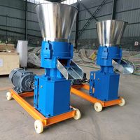 Machine à granulés d'aliments pour bétail, moutons, porcs, équipement de traitement des aliments pour animaux de grande capacité pour pâturages et fermes