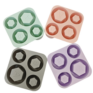4 Cavity Stanley <b>Large</b>-capacity Tray Food-grade <b>Silicone</b> Cup 20oz 30oz 40oz Tumbler One-piece Ice Cube <b>Mold</b> - Product Image 3
