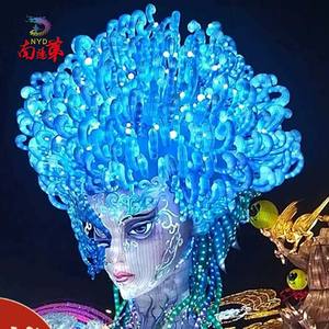 Lanternes à grande échelle Lanternes d'exposition traditionnelles pour la fête du printemps et la décoration du jour de l'<span class=keywords><strong>an</strong></span> Affichages extérieurs - Product Image 6