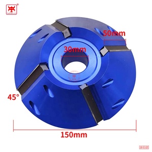 NOUVEAU Meilleure vente tête de rabot à chanfreiner à 45 degrés pour la fabrication d'escaliers en <span class=keywords><strong>bois</strong></span> avec plaquettes de rechange en carbure chanfrein - Product Image 4