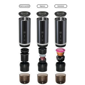 Machine à café portable en acier inoxydable 3 en 1, 15 bars, auto-chauffante, pour expresso, pour les voyages - Product Image 4
