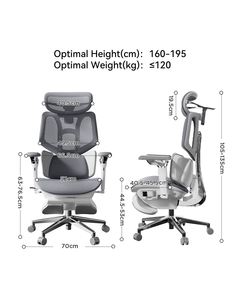 Silla rodante <span class=keywords><strong>de</strong></span> malla transpirable para ordenador, sillas <span class=keywords><strong>de</strong></span> oficina ergonómicas con soporte Lumbar, respaldo ajustable, silla <span class=keywords><strong>de</strong></span> <span class=keywords><strong>escritorio</strong></span>, muebles para el hogar - Product Image 3