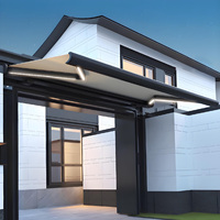 Auvent latéral rétractable automatique de pare-soleil d'extérieur/auvent roulant en aluminium auvent de porte Auvent
