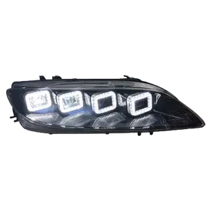 Full LED Head Lamp for Mazda 6 Headlights 2004-2012 Mazda6 Headlight LED DRL Dynamic Signal Angel Eye