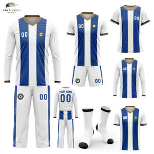 Jersey Sepak Bola Klasik Custom, Bahan Mesh Bernapas, Cetak Transfer Panas, Pola Retro, Kaos Pendek Musim Panas, Kaos Sepak Bola Jalanan Polos - Product Image 1