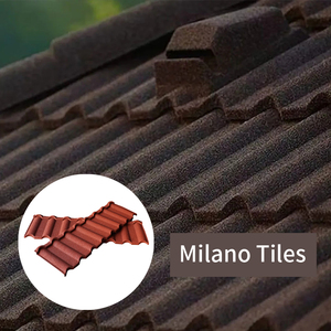 Tejas Metálicas con Recubrimiento de Piedra Milano Modernas, 0.2/0.3/0.4mm de Grosor, 1340*420mm, Resistentes al Viento <span class=keywords><strong>y</strong></span> al Fuego, para Hoteles <span class=keywords><strong>y</strong></span> Talleres - ¡Oferta! - Product Image 2