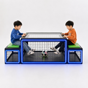 Nouvelle machine de jeu de football interactive Funpar, table de football à monnayeur avec interface en anglais et cadre métallique pour le divertissement - Product Image 1