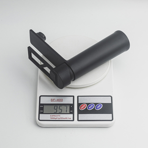 Robinet de lavabo monocommande moderne en alliage de zinc noir, à montage sur plan, avec mitigeur <span class=keywords><strong>eau</strong></span> chaude et froide et cartouche céramique - Product Image 5
