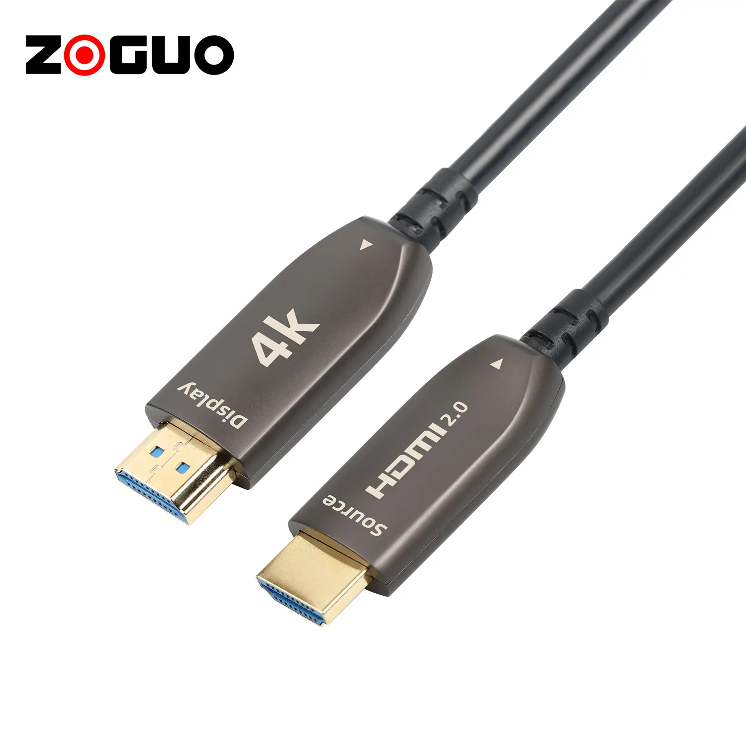 Kabel serat optik HDMI, 4K HDMI kabel serat optik 18Gbps 4K 60Hz HD Video AOC HDMI 2.0 kabel serat optik 10M 15M 20M 30M 50M 100M 300M