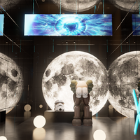 Écran LED mural 3D polychrome P2 P2.6 P2.9 P3.9 P4.8 bannières d'exposition DIY d'intérieur écrans LED écran d'affichage des médias
