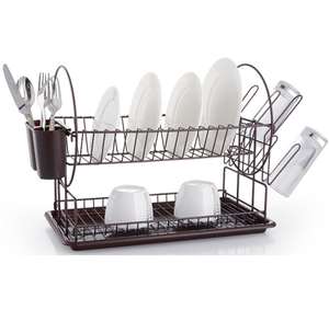 Escurridor de vajilla de acero inoxidable, accesorios de <span class=keywords><strong>cocina</strong></span>, <span class=keywords><strong>bandeja</strong></span> de secado de platos, escurridor de platos, gran oferta - Product Image 5