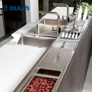 현대 작풍 작은 주문 광택이 없는 싼 가정 내각 회의 부엌 찬장 - Product Image 5