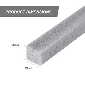 Bandes <span class=keywords><strong>de</strong></span> mousse économiseur <span class=keywords><strong>de</strong></span> <span class=keywords><strong>calfeutrage</strong></span> Fossa Tige d'appui en mousse grise polyvalente, économiseur <span class=keywords><strong>de</strong></span> <span class=keywords><strong>calfeutrage</strong></span> en mousse pour les lacunes et les joints, <span class=keywords><strong>calfeutrage</strong></span> à corde <span class=keywords><strong>de</strong></span> forme carrée - Product Image 2