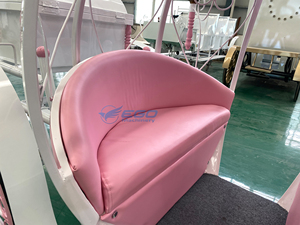 Nuevo Carroza Eléctrica de Estilo Europeo con Asientos Rosados para Bodas, Transporte Especial para Bodas - Product Image 5