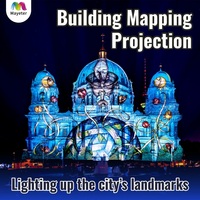 Projecteur de mappage vidéo 3D holographique pour extérieur, pour murs, grands espaces, expositions, projection interactive