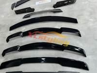 Pare-chocs de voiture XLstyling Kit de carrosserie de conversion pour corvette C5 C6 C7 C8 toit aileron arrière noir brillant