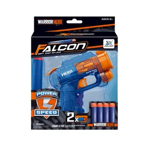 Transparant Eva Foam Air Soft Toy Gun Target Schietspel Jongens Speelgoed Pistool Met 2 Stuks Zachte Kogels Plastic Speelgoed Zachte Kogel Pistool - Product Image 3