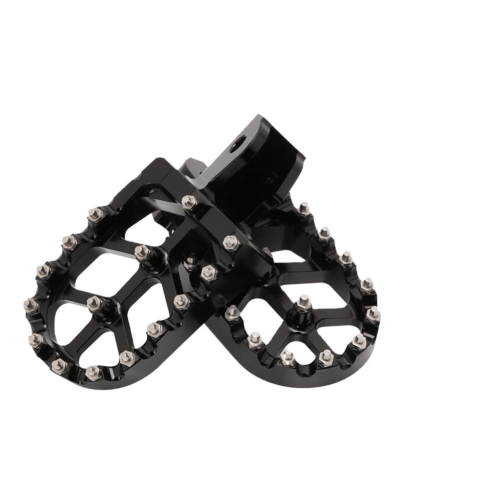 Estriberas Antideslizantes Clavijas De Eje Para Bicicleta BMX - Acero,  11cm, Par De Soportes Para Acrobacias Eje Sólido No Quick Release, image size:1000x1000