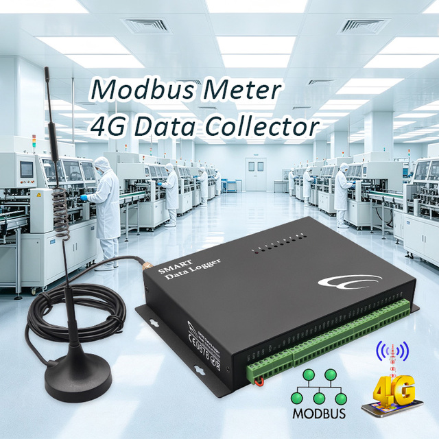Modbus Meter 4G Data Collector Smart Logger RS485 Communication Industrial Data Collection Device
