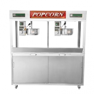 Máquina <span class=keywords><strong>de</strong></span> <span class=keywords><strong>Palomitas</strong></span> <span class=keywords><strong>de</strong></span> Maíz Doble <span class=keywords><strong>de</strong></span> 32oz, Nueva, Plateada, <span class=keywords><strong>de</strong></span> Acero Inoxidable, con Diseño <span class=keywords><strong>de</strong></span> Cine, Marca XFD, con Calderas Dobles Suspendidas, 5.5KW <span class=keywords><strong>de</strong></span> Potencia, Enchufe Estadounidense - Product Image 1