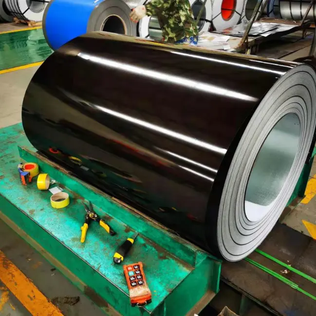 Bobinas de aço PPGI revestidas de cor pré-pintadas de alta qualidade para materiais de construção fabricados na China