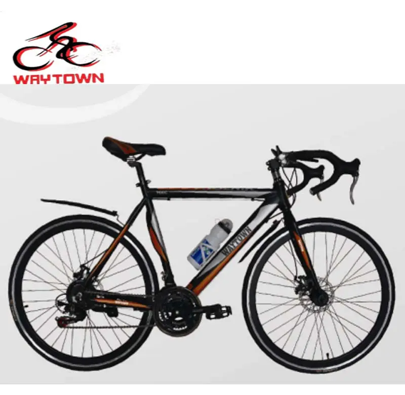 Outdoor bicycle road racing 700c wheelsets best sale factory price racing bike alloy frame with double disc brake