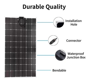 <span class=keywords><strong>Panneaux</strong></span> <span class=keywords><strong>solaires</strong></span> monocristallins haute efficacité 380W 400W 425W 500W, panneau solaire flexible personnalisé <span class=keywords><strong>pour</strong></span> utilisation en camping-car, sur balcon, en bateau - Product Image 4