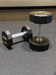 Mancuernas Hexagonales de Goma KAISHI <span class=keywords><strong>con</strong></span> Agarre Antideslizante, <span class=keywords><strong>Pesas</strong></span> Libres para Gimnasio en Casa, para Hombres y <span class=keywords><strong>Mujeres</strong></span>, Entrenamiento de Cuerpo Completo - Product Image 2