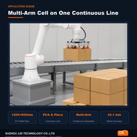 Robot industriel FR30 85 kg à 6 axes, bras robotisé collaboratif (Cobot) avec base de préhension à ventouse personnalisée, option de clôture de sécurité, certifié CE, OEM, IP54/IP65