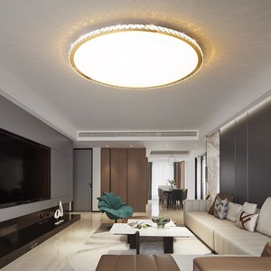 Plafonnier LED en cristal 2023 Élégant et moderne Luxe Luminaire de hall de 1 mètre avec corps de lampe en cuivre pour salon - Product Image 5