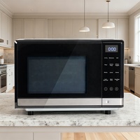 Four à micro-ondes et friteuse à air électrique 17L 3000W en gros avec boîtier en acier inoxydable et commande numérique pour usage domestique