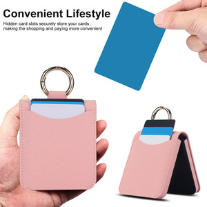 Funda de Cuero con Protección Completa y Anillo para Tarjetas para <span class=keywords><strong>Samsung</strong></span> <span class=keywords><strong>Flip</strong></span> 7 6 5 4 <span class=keywords><strong>3</strong></span> - Product Image 6