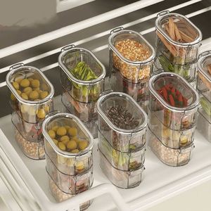 Home Kitchen High-End Multi-Layer Plastic <b>Spice</b> <b>Storage</b> Box Food Grade Packaging for Sichuan Pepper Seasoning - Product Image 3