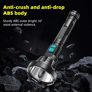 Senter Taktis LED dengan Baterai Terpasang, Daya Jangkau Jauh 1000m, Pengisian Daya USB, Bodi Plastik ABS, Lampu Sorot Luar Ruangan - Product Image 5