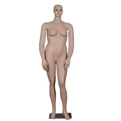 Sexy Large Bust Female Full Body Fiberglass Realistic Manikin Flesh Tone Big Breast Mannequin