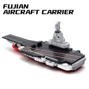 <span class=keywords><strong>Portaaviones</strong></span> de <span class=keywords><strong>Fujian</strong></span>, Barco de Guerra Militar, Bloques de Construcción de Plástico ABS, Juguete de Ensamblaje DIY, Modelo de Bloques de Construcción - Product Image 3