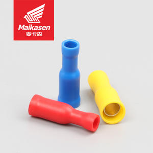 Connecteur de câble femelle FRD, 500 pièces par sac, forme de balle, isolé au vinyle, en laiton étamé, à <span class=keywords><strong>sertir</strong></span>, pour câblage automobile - Product Image 1