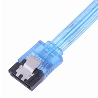 Cable SATA de 50 cm y 26 AWG de Alta Velocidad de 6 Gbps con Clip de Bloqueo para Disco Duro, Servicio OEM Premium