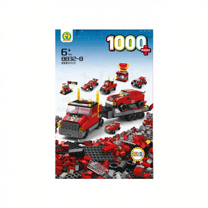 Kit de construction de camion de course, 1000 pièces, ensemble de construction 6 en 1 pour enfants de 6 ans et plus - Product Image 2