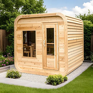 <span class=keywords><strong>Sauna</strong></span> de Madera Moderna para Interiores y Exteriores, Seca, para 8 Personas, de Lujo, con Control Automático, Tradicional, para Terapias de Bienestar - Product Image 3