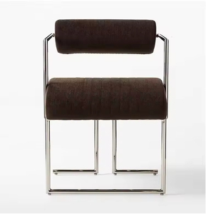 <span class=keywords><strong>Sedie</strong></span> da Pranzo Moderne in Tessuto con Rivestimento in Pelle e Design Ergonomico per Casa, Hotel e Ristorante - Product Image 3