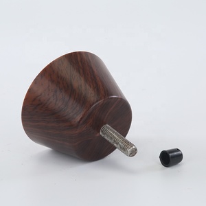 Pieds de meubles en métal et fer au design minimaliste avec <span class=keywords><strong>imitation</strong></span> grain de <span class=keywords><strong>bois</strong></span> en ABS pour armoire, canapé, lit, salon, usage extérieur - Product Image 3