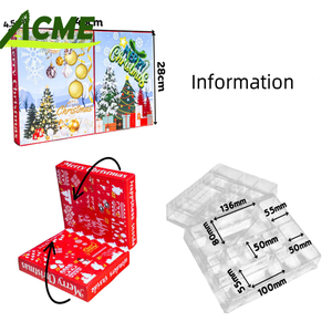 Spot Venta al por mayor Cuenta regresiva <span class=keywords><strong>de</strong></span> Navidad Calendario <span class=keywords><strong>de</strong></span> 24 días Caja ciega con tapa en forma <span class=keywords><strong>de</strong></span> <span class=keywords><strong>libro</strong></span> Caja <span class=keywords><strong>de</strong></span> celebración del Día <span class=keywords><strong>de</strong></span> los niños para sorpresa - Product Image 2